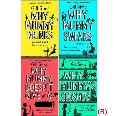 £25.49 • Buy Gill Sims 4 Books Collection Set (Why Mummy Drinks,Sloshed,Swears,Doesn’t Give )