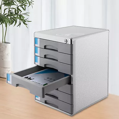 Metal 5/7 Drawer File Cabinet Lateral Storage Cabinet W/ Lockable Office Desktop • $69.99