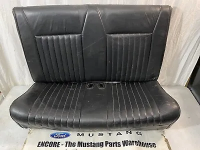 1990-1993 Ford Mustang Convertible Black Leather Rear Seat Feature Edition Oem￼￼ • $399.99