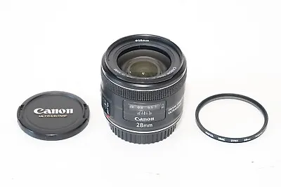 Canon EF 28mm F/2.8 IS USM Lens EOS DIGITAL EXCELLENT + BONUS 58mm UV Filter L • $332.11