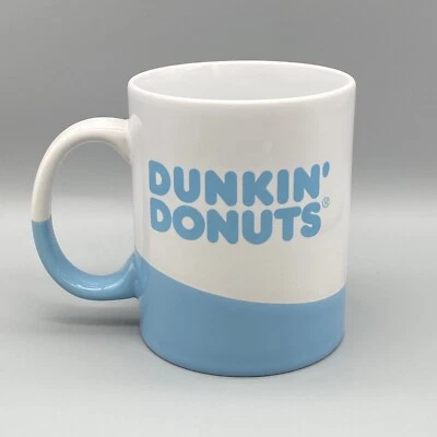 $10.95 • Buy Dunkin' Donuts Light Blue Wave 2017 Coffee Mug 16 Oz Coffee