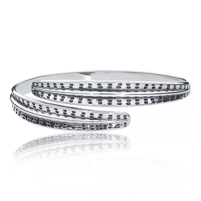 David Andersen Vintage Viking Saga Sterling Silver Bangle Bracelet SB-3522 • $245