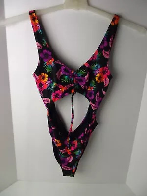 Pink Victorias Secret Sexy Swim Suit Swimwear Bathing Monokini Colorfull Sz S • $39.99