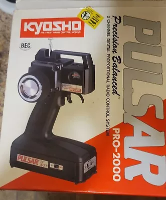 Vintage 1986 Kyosho Pulsar-Pro 2000 Precision Balanced RC Control Transmitter 75 • $25