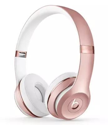 Beats By Dr. Dre Beats Solo3 Wireless On-Ear Headphones - Rose Gold • $83.99