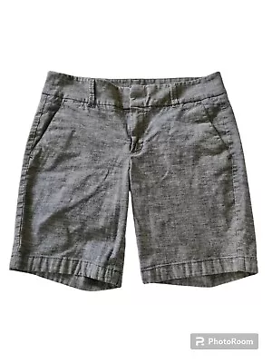 J. Crew  Stretch Frankie Bermuda Chino Shorts Women's Size 6 Gray • $15