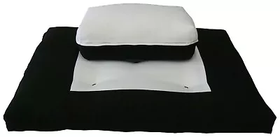 White Black Zabuton Zafu Yoga Meditation Relax Sitting Kneel Cushion Seat • $82