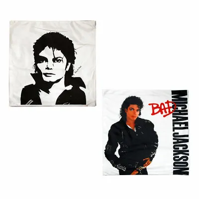 Michael Jackson Retro Printed Square Cushion Cover 43 X 43 Cm • $13.02