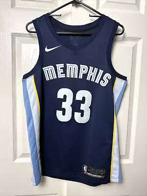 Nike Marc Gasol Memphis Grizzlies 2017/2018 Icon Swingman NBA Jersey Size Medium • $99.99