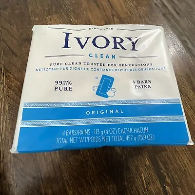 Ivory Bar Bath Soap 4 Oz Ea- 4 Count Pack • $7.99