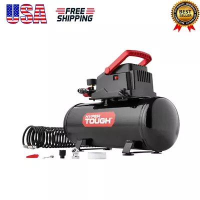 3 Gallon Oil-free Portable Air Compressor 100PSI W/ Hose Inflation Accessory Kit • $105