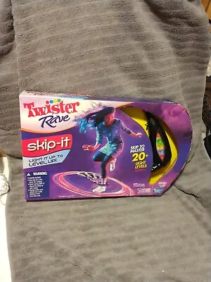 $27 • Buy Twister Rave Skip It Electronic Light Up Game Black Hasbro NEW SEALED 2012