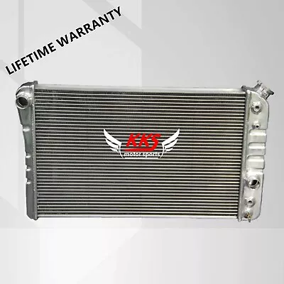 KKS STAMPED 3 Row Aluminum Radiator 1984-1990 Chevy Corvette  S10 V8 Conversion  • $215