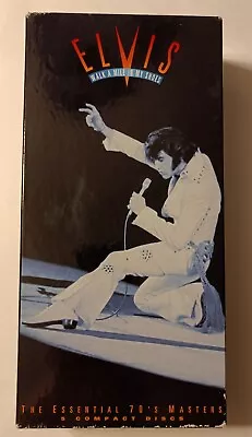 ELVIS PRESLEY Walk A Mile In My Shoes The Essential 70s Masters 5 CD Box Set • $29.95