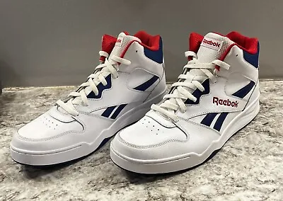 NEW Reebok Men's Sz 13 Basketball Shoes White Red Blue Bb4500 Pump Style Gx6083 • $74