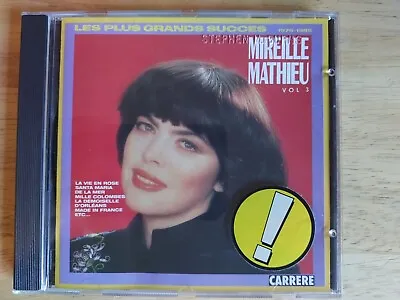 Mireille Mathieu Music CD - Les Plus Grands Success 1976-1985 Volume 3 • $16.99