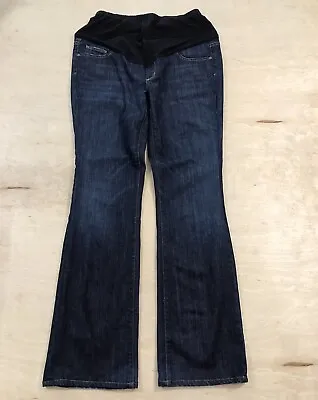 $16 • Buy Women's Citizens Of Humanity Dark Wash Bootcut Maternity Blue Jeans Size 31