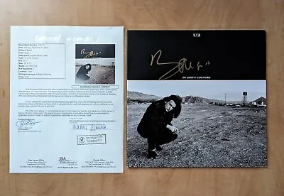 Bono Signed U2 Vinyl 10  Single In God's Country JSA LOA • $580.23