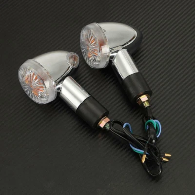 $16.15 • Buy Motorcycle Turn Signal Lights For Yamaha V-Star XVS 1100 1300 650 950 Silverado 
