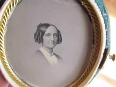 Oval Daguerreotype Photograph Of Harriet Nightingale In Oval Case • $49.99