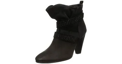 ECCO Shape 75 Slouch Booties Black Crystal Straps  41 9.5  • $40.46