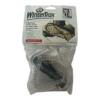 WinterTrax By Yaktrax Over Shoe Spikeless Ultralight Winter Ice & Snow Traction • $8