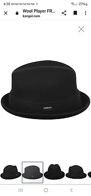 NWT! KANGOL Wool Player Trilby Hat Fedora Style Warm Winter Cap 6447BC • $65