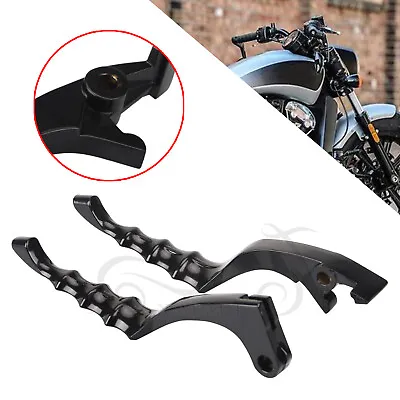 Pure Black Hand Levers Brake Clutch Bar For Honda Fury Magna 750 VTX VT1300 CS/T • $28.98