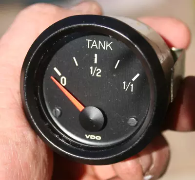 VDO Vintage 12v Gas Fuel Gasoline TANK Gauge • $59