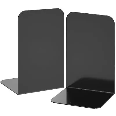 VFINE Bookends 1 Pair Bookends For Shelves Metal Black Book Ends For Shelve... • $11.71