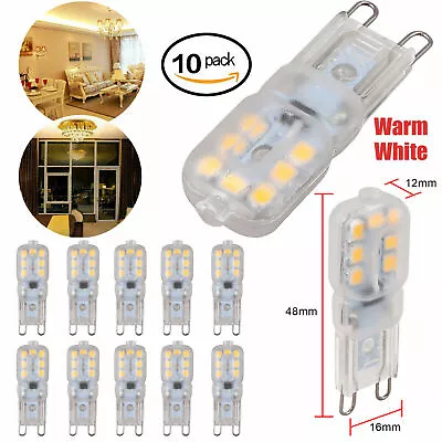 10pcs G9 3W AC220-240V LED Dimmable Capsule Light Bulb Halogen Lamps Replacement • $14.80