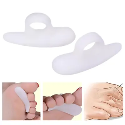 $7.03 • Buy 2PCs Hammer Toe Cushions Protector Separator Gel Support Pad Temporary Corre.lo