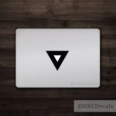 Triangle - Mac Apple Logo Cover Laptop Vinyl Decal Sticker Macbook Unique Shape • $4