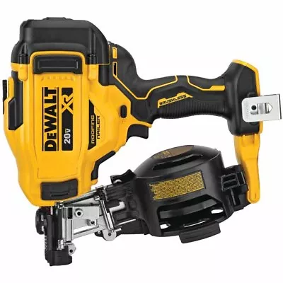 DeWalt DCN45RNB 20V MAX 15-Degree Brushless Cordless Coil Roofing Nailer • $357.79