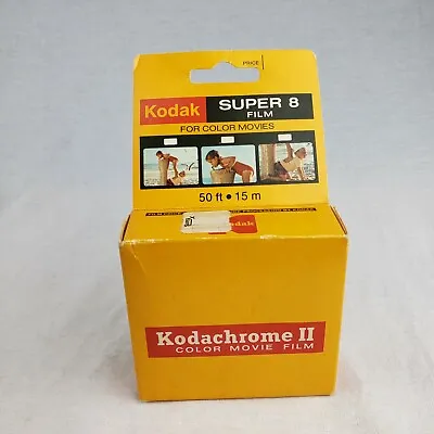 VTG NOS Kodak Kodachrome II Color Super 8 Film Cartridge KA464 Type A Exp 1975 • £12.48