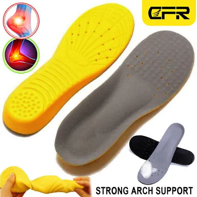 Memory Foam Orthotic Arch Support Shoes Insoles Inserts Pads Women Men Unisex • $11.99