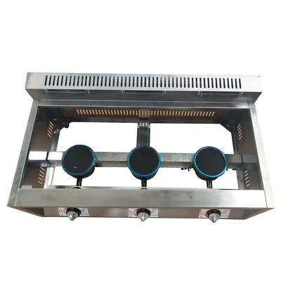 3-Pan Propane Gas Food Warmer Restaurant Tabletop Desktop Countertop Steam Table • $180.50