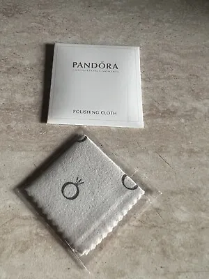 Pandora Silver Jewellery Polishing Cloth - 5pcs Pack - 10cm X 10cm • £5.11