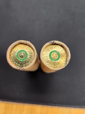$510 • Buy 2 X 2014 Remembrance Day - Green Dove - $2 Dollar 25 Coin Official RAM Roll