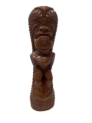 Hawaiian Tiki Hapa Wood Ku Coco Joes Numbered 8  Tall Bar Decor Mid Century • $19.99