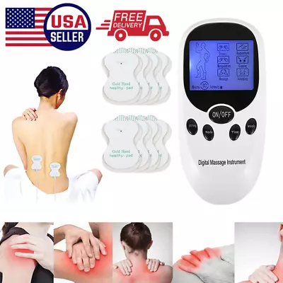 Electric Therapy Shock Tens Electrotherapy Machine Muscle Stimulater Pain Relief • $12.99