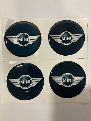 Set Of 4 Pcs Mini Cooper Center Wheel Cap Stickers Decal Rims Emblem Logo • $18.62