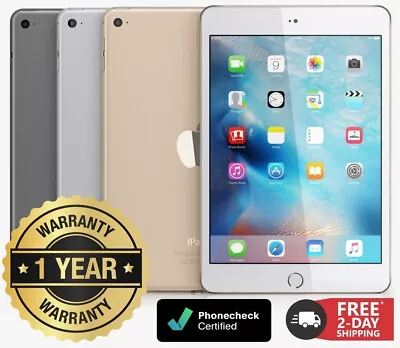 Apple IPad Mini 4 16GB 32GB 64GB 128GB - Wi-Fi - Excellent! • $214.95