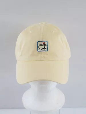 American Needle Masters Golf Hat Undated Yellow Embroidered Patch Logo One Size • $24.18