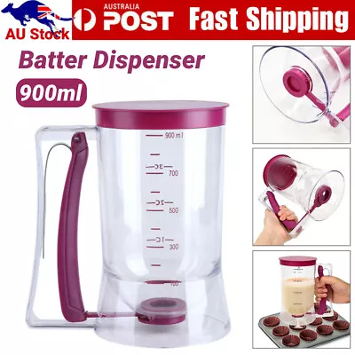 $16.88 • Buy 900mL Batter Dispenser Waffle Kitchen Measuring Cupcake Pancake Baking Tool Cup