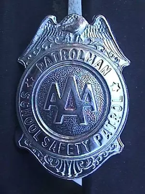 Aaa School Safety Patrol Badge • $29.99