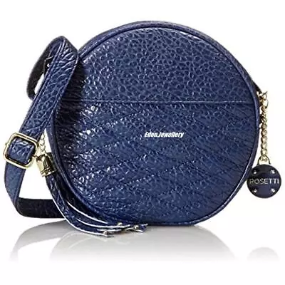 ROSETTI Cobalt BLUE Round Crossbody Handbag Purse Bag Medium Model LIBERTY Cute • $59.95