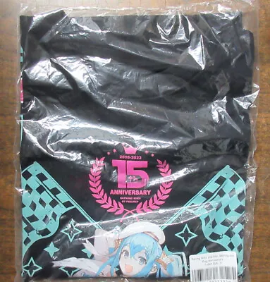 2023 Hatsune Miku Monogram Small Top T-Shirt 15th Anv Vocaloid Good Smile Racing • $59.50