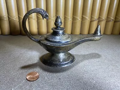 MACIEL Made In Mexico Sterling Silver Aladdin Style Oil Lamp With Animal Handle • $347