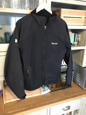 £40 • Buy MARMOT GORE WINDSTOPPER Softshell Waterproof Jacket Mens S Small Black Midlayer